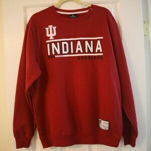 Indiana University Hoosiers Men's Crewneck Sweatshirt, Size Large, Red